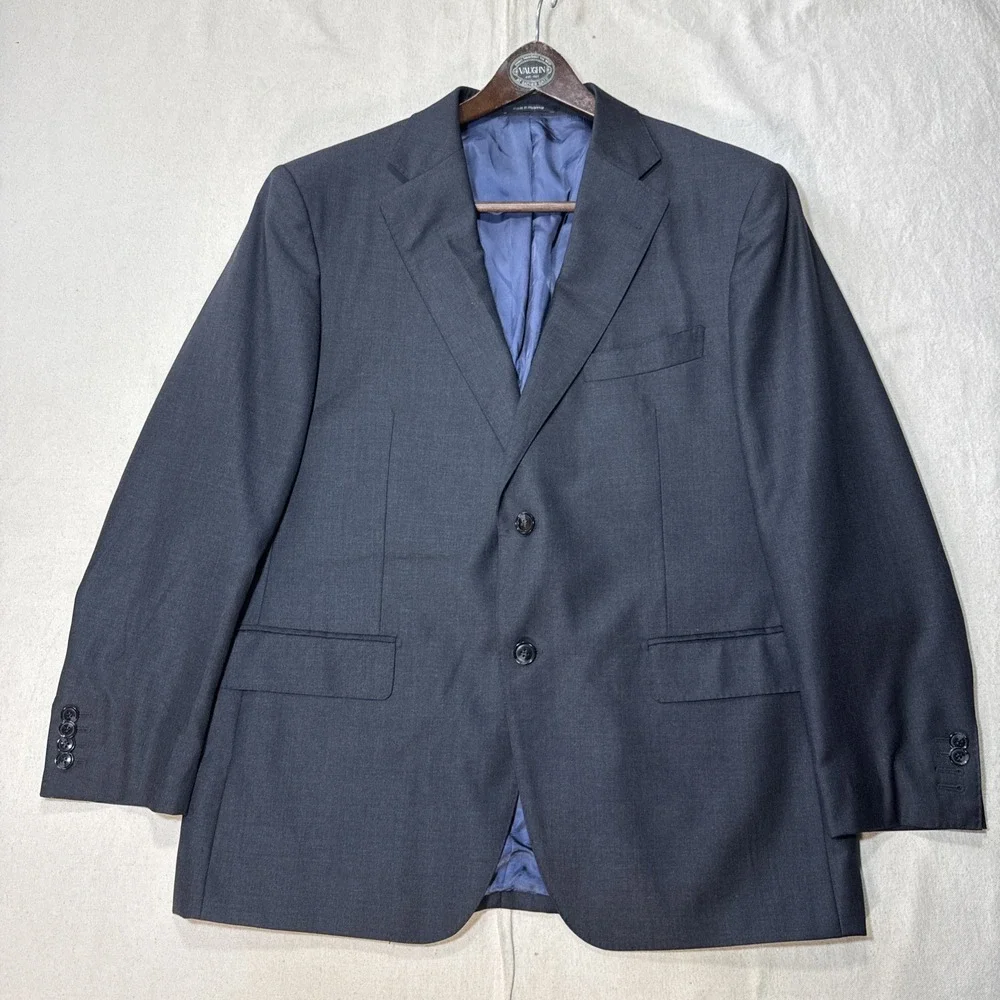 Suitsupply Wool Super 110s Vitale Barberis Canonico Napoli Gray Blazer Size 44S